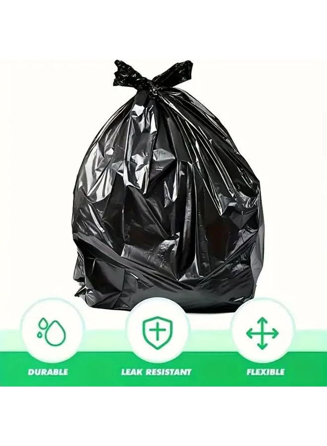 Black Trash Bags 150 Pack Portable Durable Leakproof For Home Office Kitchen - Image 3
